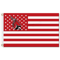 NCAA Ball State Cardinals 3'x5' polyester cheap sports flags NATIONAL