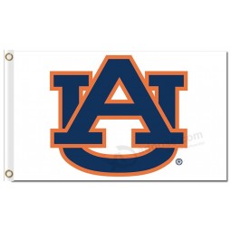 NCAA Auburn Tigers 3'x5' polyester cheap sports flags WHITE