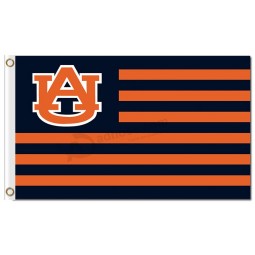 Ncaa auburn tigers 3'x5 'poliéster team banners stripes