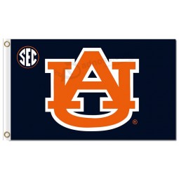 Ncaa auburn tigers 3'x5 'poliéster team banners sel logo