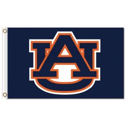 NCAA Auburn Tigers 3'x5' polyester team banners BLUE