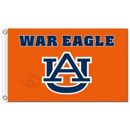 Customized high quality NCAA Auburn Tigers 3'x5' polyester team banners WAR EAGLE