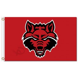 NCAA Arkansas State Red Wolves 3'x5' polyester team flags logo