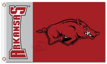 NCAA Arkansas Razorbacks 3'x5' polyester sports flags wordmark