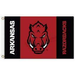NCAA Arkansas Razorbacks 3'x5' polyester sports flags wordmark
