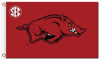 NCAA Arkansas Razorbacks 3'x5' polyester sports flags logo