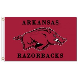 NCAA Arkansas Razorbacks 3'x5' polyester sports flags team name and logo