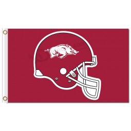 NCAA Arkansas Razorbacks 3'x5' polyester flags helmet for custom
