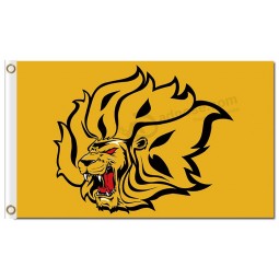 NCAA Arkansas Pine Bluff Golden Lions 3'x5' polyester flags golden for cheap sports flags