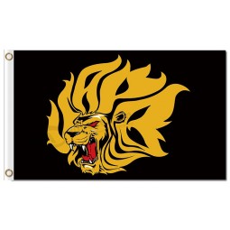 NCAA Arkansas Pine Bluff Golden Lions 3'x5' polyester flags black for cheap sports flags