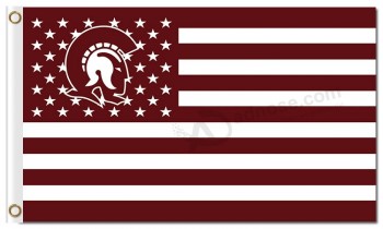 Ncaa Arkansas kleine Rock-Trojaner 3'x5 'Polyester-Flaggen national für billige Sportflaggen
