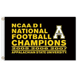 NCAA Appalachian State Mountaineers 3'x5' polyester flags champions for cheap sports flags