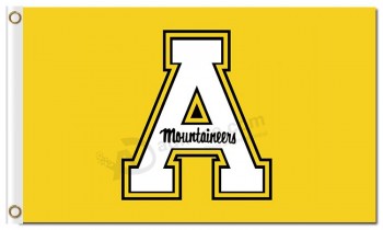 NCAA Appalachian State Mountaineers 3'x5' polyester flags A for custom team flags