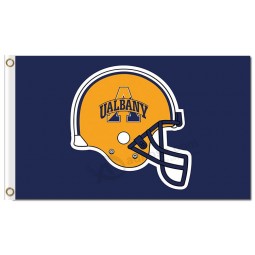 Customized high quality NCAA Albany Great Danes 3'x5' polyester flags HELMET for custom team flags