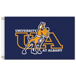 Customized high quality NCAA Albany Great Danes 3'x5' polyester flags  for custom team flags