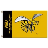 Wholesale customized top quality NCAA Alabama State Hornets 3'x5' polyester flags wordmarks for sports team banners