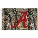 Customized high quality NCAA Alabama Crimson Tide 3'x5' polyester flags camouflage for sports team flags with high quality