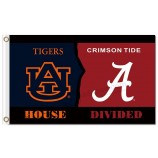 Customized high quality NCAA Alabama Crimson Tide 3'x5' polyester flags with high quality