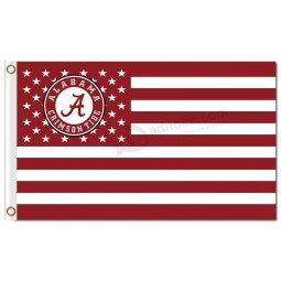 NCAA Alabama Crimson Tide 3'x5' polyester flags star stripes for sports team flags