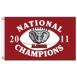 NCAA Alabama Crimson Tide 3'x5' polyester flags 2011 champions  for sports team flags