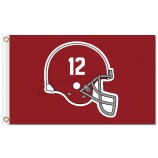 Wholesale customized top quality NCAA Alabama Crimson Tide 3'x5' polyester flags with your logo