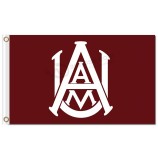 Wholesale customized top quality NCAA Alabama A&M Bulldogs 3'x5' polyester flags with your logo