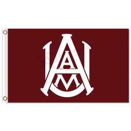 Wholesale customized top quality NCAA Alabama A&M Bulldogs 3'x5' polyester flags with your logo