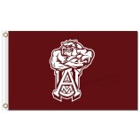 Wholesale customized top quality NCAA Alabama A&M Bulldogs 3'x5' polyester flags with your logo