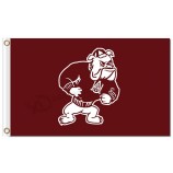 Wholesale customized top quality NCAA Alabama A&M Bulldogs 3'x5' polyester flags with your logo