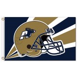 Wholesale customized top quality NCAA Akron Zips 3'x5' polyester flags rays for sports flags and banners with your logo