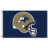 Wholesale customized top quality NCAA Akron Zips 3'x5' polyester flags helmet for sports flags and banners with your logo