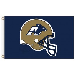 Wholesale customized top quality NCAA Akron Zips 3'x5' polyester flags helmet for sports flags and banners with your logo