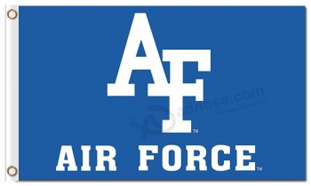 Vente en gros sur mesure top qualité ncaa air force faucons 3'x5 'polyester drapeaux af pour les drapeaux sportifs et bannières 