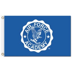 批发定制顶级质量ncaa空军猎鹰3'x5'涤纶旗帜学院体育旗帜和横幅 