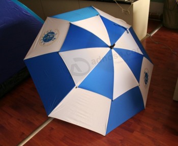 Commercio all'ingrosso di alta personalizzato-Fine due ombrello da golf a baldacchino