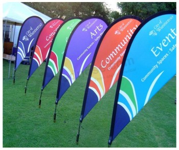 Großhandel benutzerdefinierte hoch-Endee Teardrop Beach Flags für Veranstaltungen