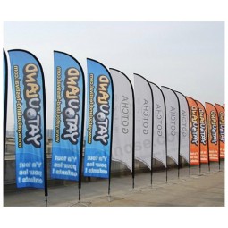 Wholesale custom high-end 4.1m Promotion Feather Flags with your logo