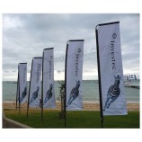Commercio all'ingrosso di alta personalizzato-Fine beach flag sulla spiaggia