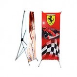 custom fabric printing alminum folding x stand banner