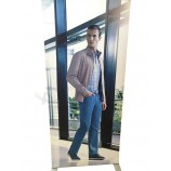 Trade Show fabric Retractable Roll Up Banner print with your logo