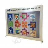 Top quality straight wall fabirc display banner custom