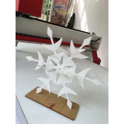 High quality christmas snow shape acrylic die cut 