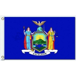état personnalisé en gros, le territoire et les drapeaux de la ville nouveau-Drapeaux en polyester de 3 'x 5' de york