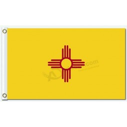 卸売りのカスタム州、領土、都市フラグnew_mexico 3'x5 'ポリエステルフラグ