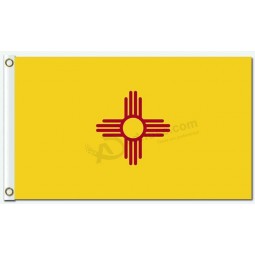Wholesale custom State, Territory and City Flags New_Mexico 3'x5' polyester flags