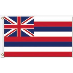 état personnalisé en gros, le territoire et la ville drapeaux hawaï 3'x5 'drapeaux en polyester