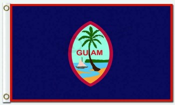 оптовые таможенные государства, территории и городские флаги guam? 3'x5 'полиэфирные флаги