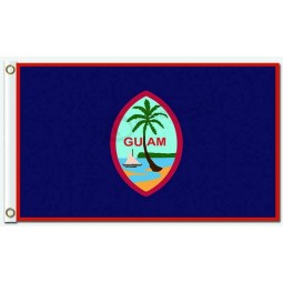 Banderas al por mayor de encargo del estado, del territorio y de la ciudad guam? 3'x5 'banderas del poliester