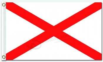 批发定制国家，领土和城市标志阿拉巴马州3'x5'聚酯标志