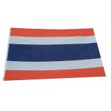 Tamanho personalizado para a bandeira da Tailândia